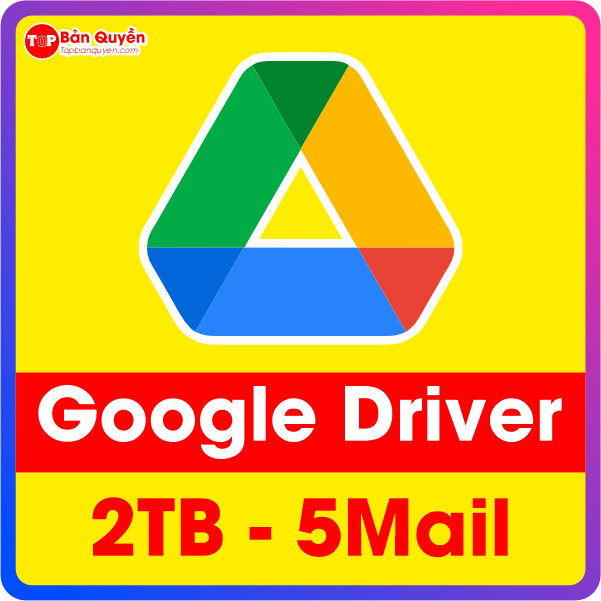 Nâng Cấp Dung Lượng Google Driver - Google One - 2TB